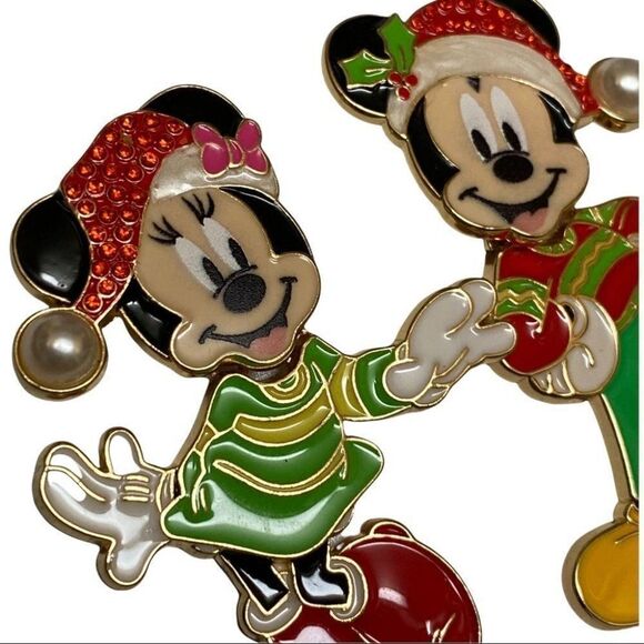 Disney x Baublebar Holiday Mickey Minnie Christmas Earrings Tree Santa Lights‎ - Picture 8 of 12